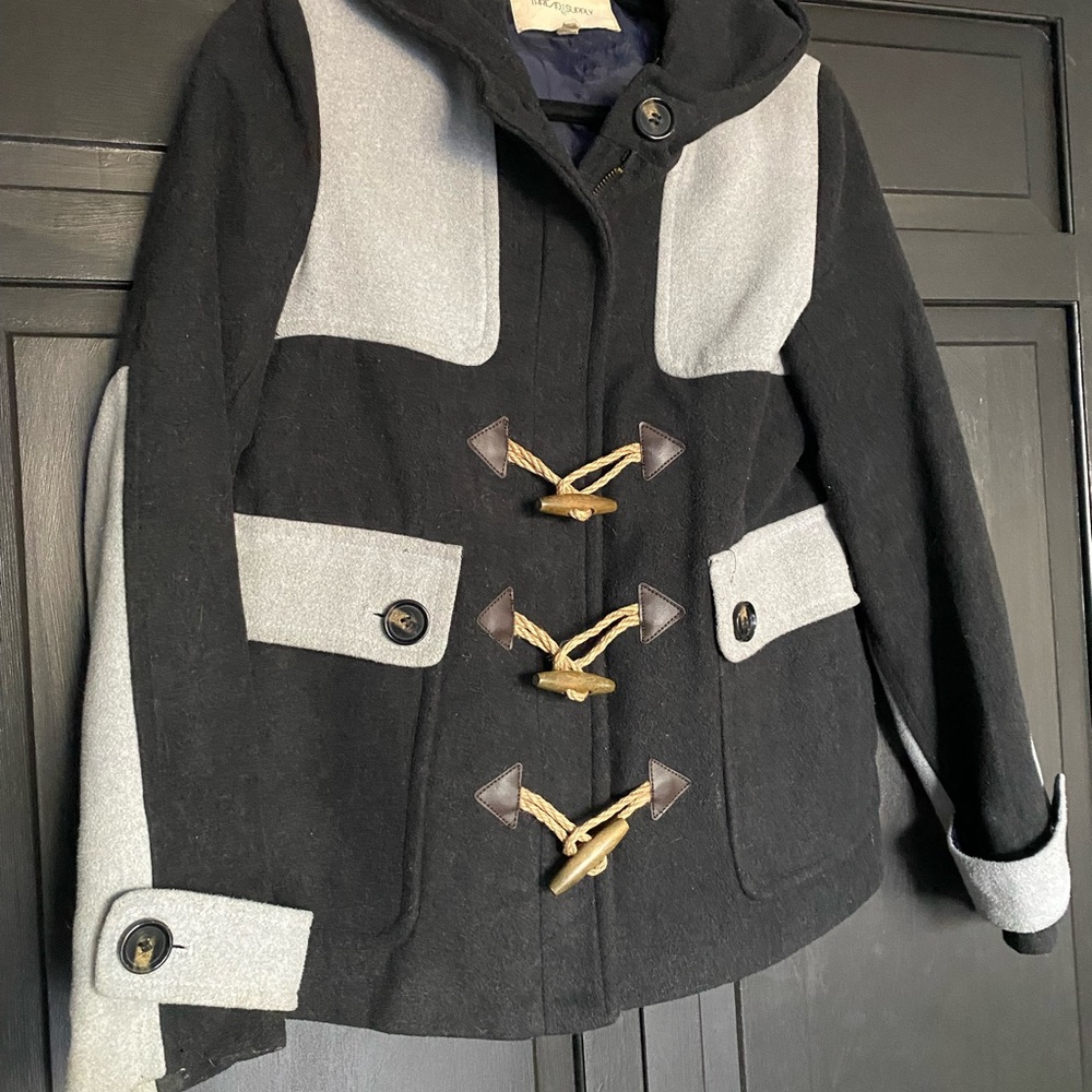 Thread and Supply Women’s Hooded Toogle Wool Overcoat